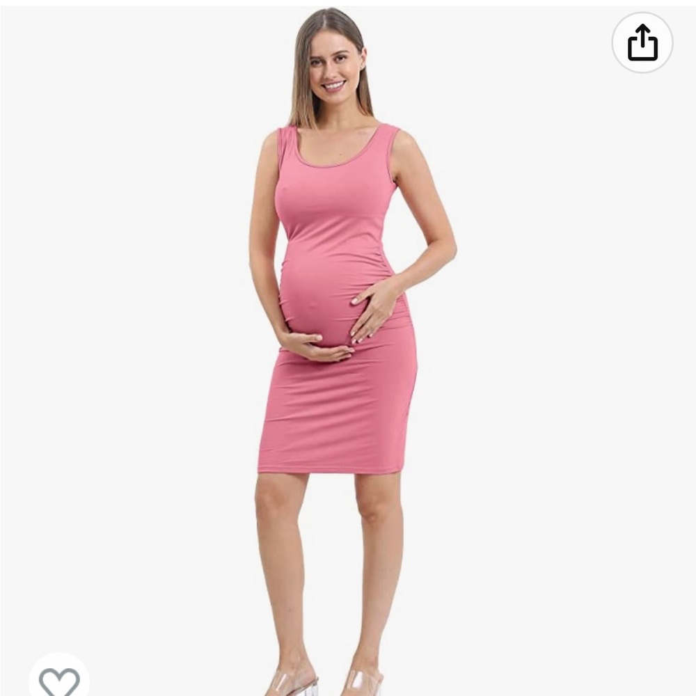 Pink Maternity Dress